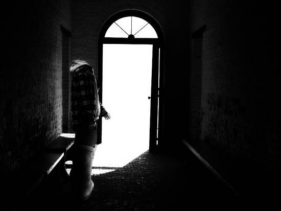 Courtyard Hallway