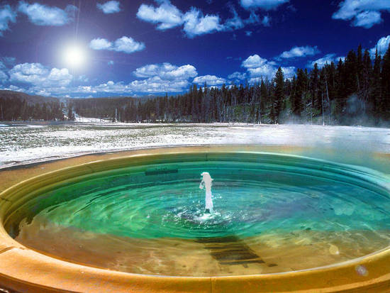 Fountain at Geysers