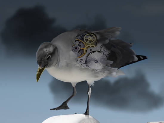 Clockwork seagull