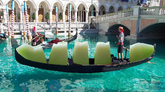 Gondola ride in Venice