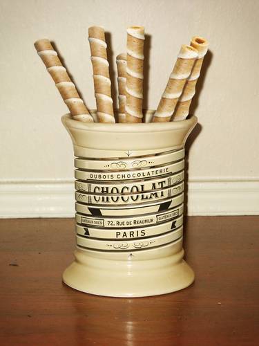 Vase Spirale  Chocolat