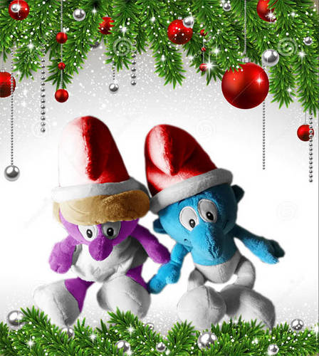 Christmas Smurfs