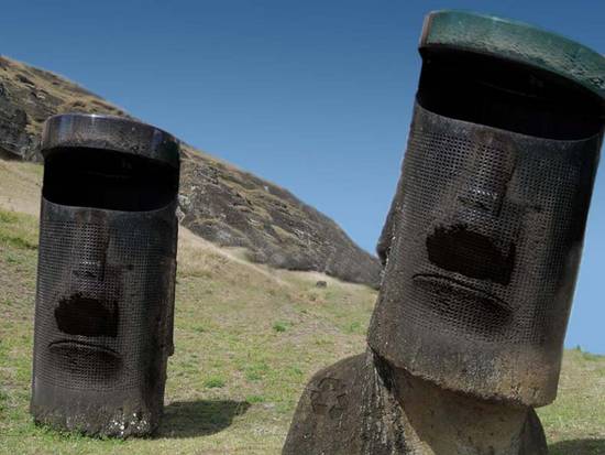 Easter Island Bins