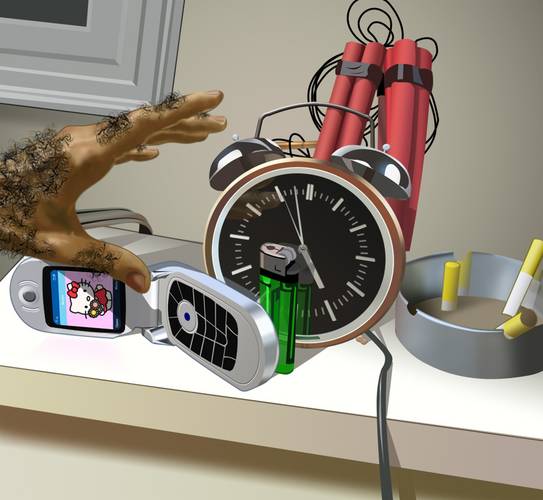 Terrorist alarm clock