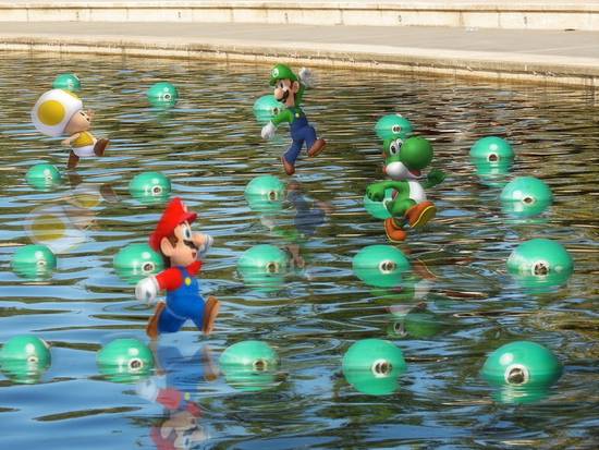 Mario Buoy Race