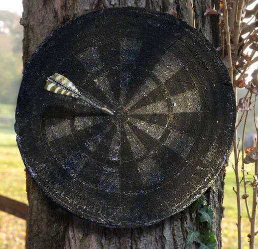 Stoneage Dartboard