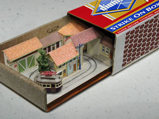 House into the matchbox