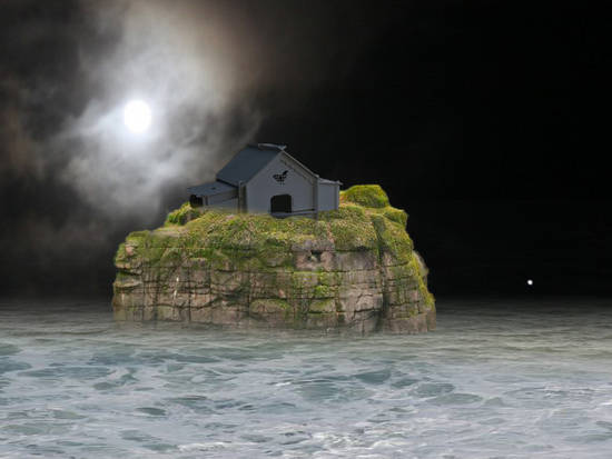 house on water