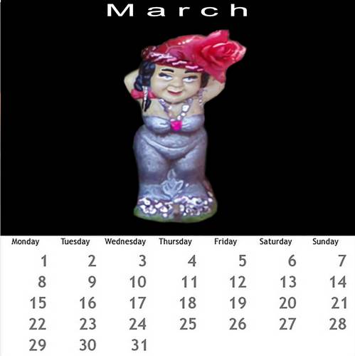 Hot Gnome Calender