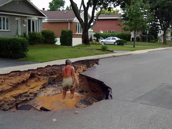 Pot hole?