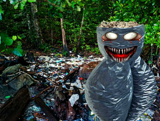 trash monster