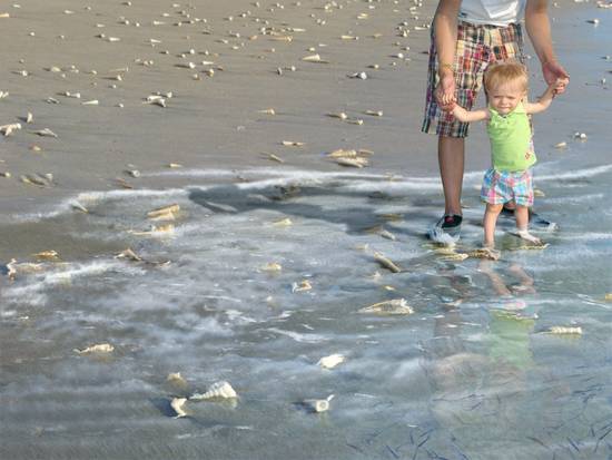 Walking on the Beach