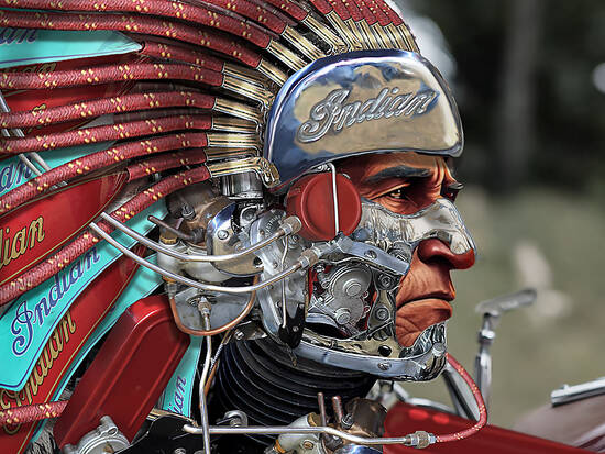 Indian motorcycle parts.