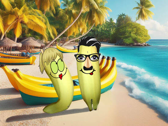 Lovers in Banana Land