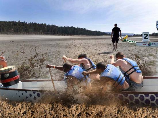 Rowing on soil