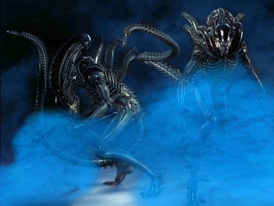 Aliens in Blue