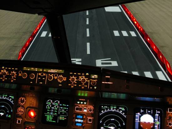 plane cockpit