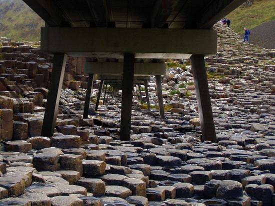 Bridge over stony waters