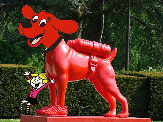 Clifford statue