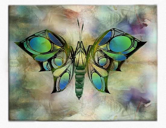 Painted butterfly