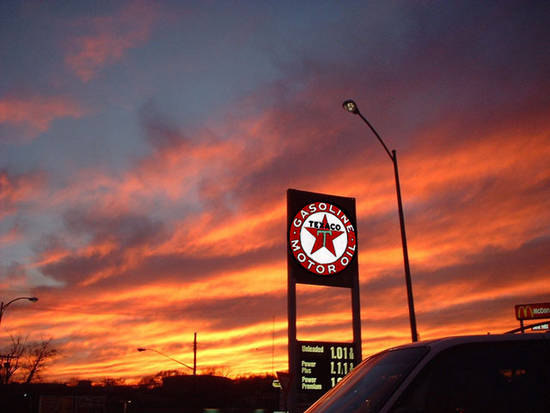 texaco sunset