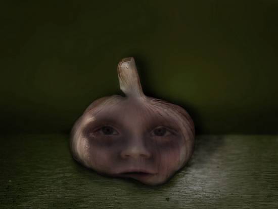 baby garlic