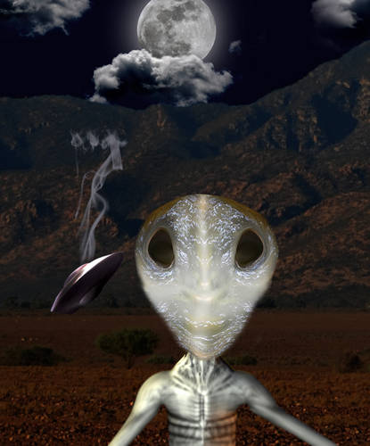 grey alien