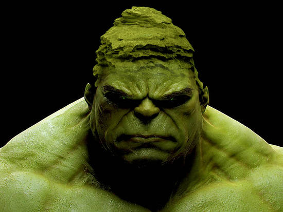 the hulk head