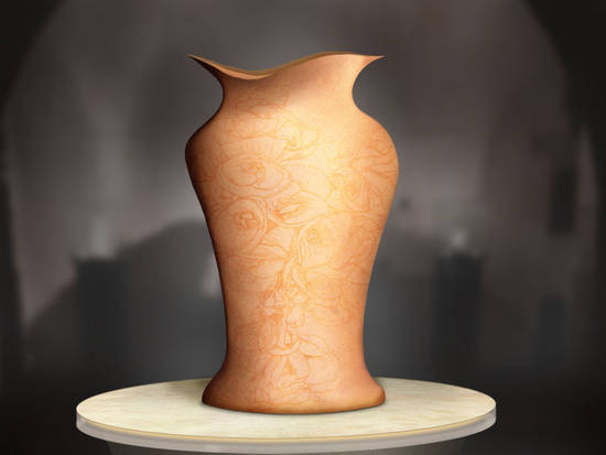 Vase on Display