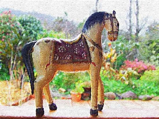 Oil Painting Horse