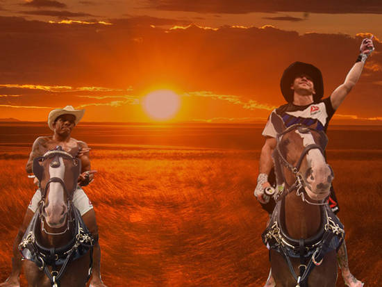 sunset cowboys