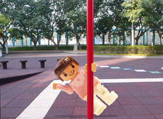 LEGO RED POLE