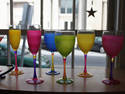 Colorful Wine Glasses