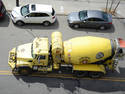 Yellow Cement Truck