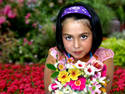 Girl with Flowers