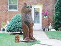 Wooden Bear Statue