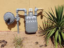 Gas Meter In The Sun