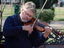 Bench Violinist