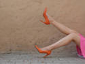 Orange Pumps