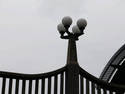 Lamp Post On Bridge