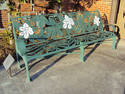 Flowered Bench