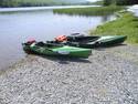 Beached Kayaks