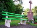 Bright Green Bench