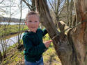 Boy In The Woods