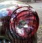 bloody headlight