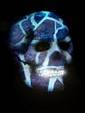 Blue Bling Skull