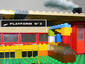 Lego train station