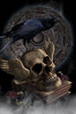 Winged Skull