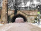 flooded bridge