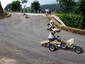 Wooden car racing